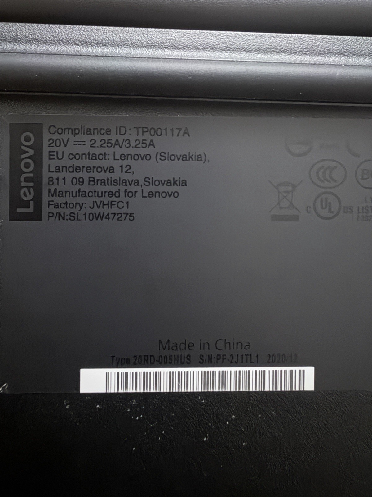 ThinkPad E15 has a Core i5 processor (rarely Used)