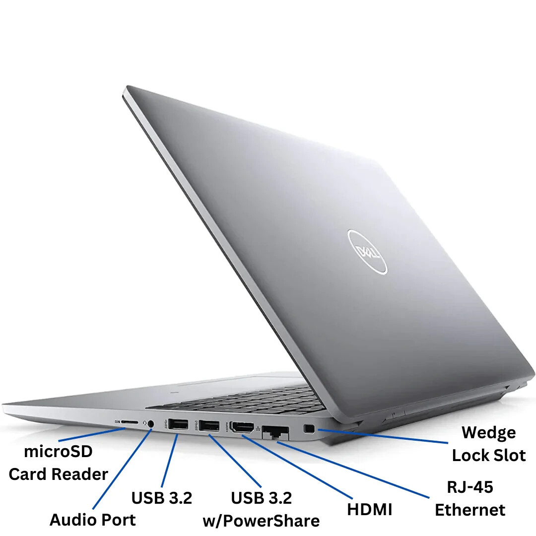 Dell Latitude 5520 15.6″ Intel Quad Core i7 3.0Ghz 32GB 2TB SSD Windows 11 Pro