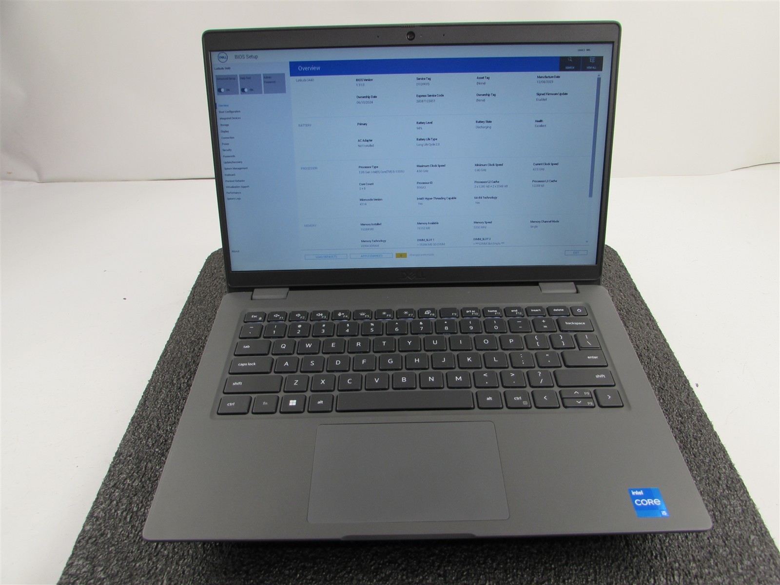 DELL LATITUDE 3440 1366X768 14″ CORE I5-1335U 256GB SSD 16GB RAM NO O.S