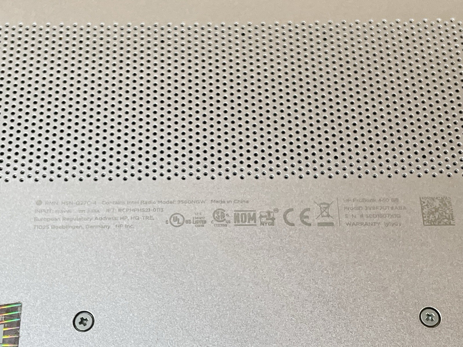 HP ProBook 440 G8 14″ i5-1135G7@2.40GHz 16GB RAM 256GB SSD Win11 Pro *READ*