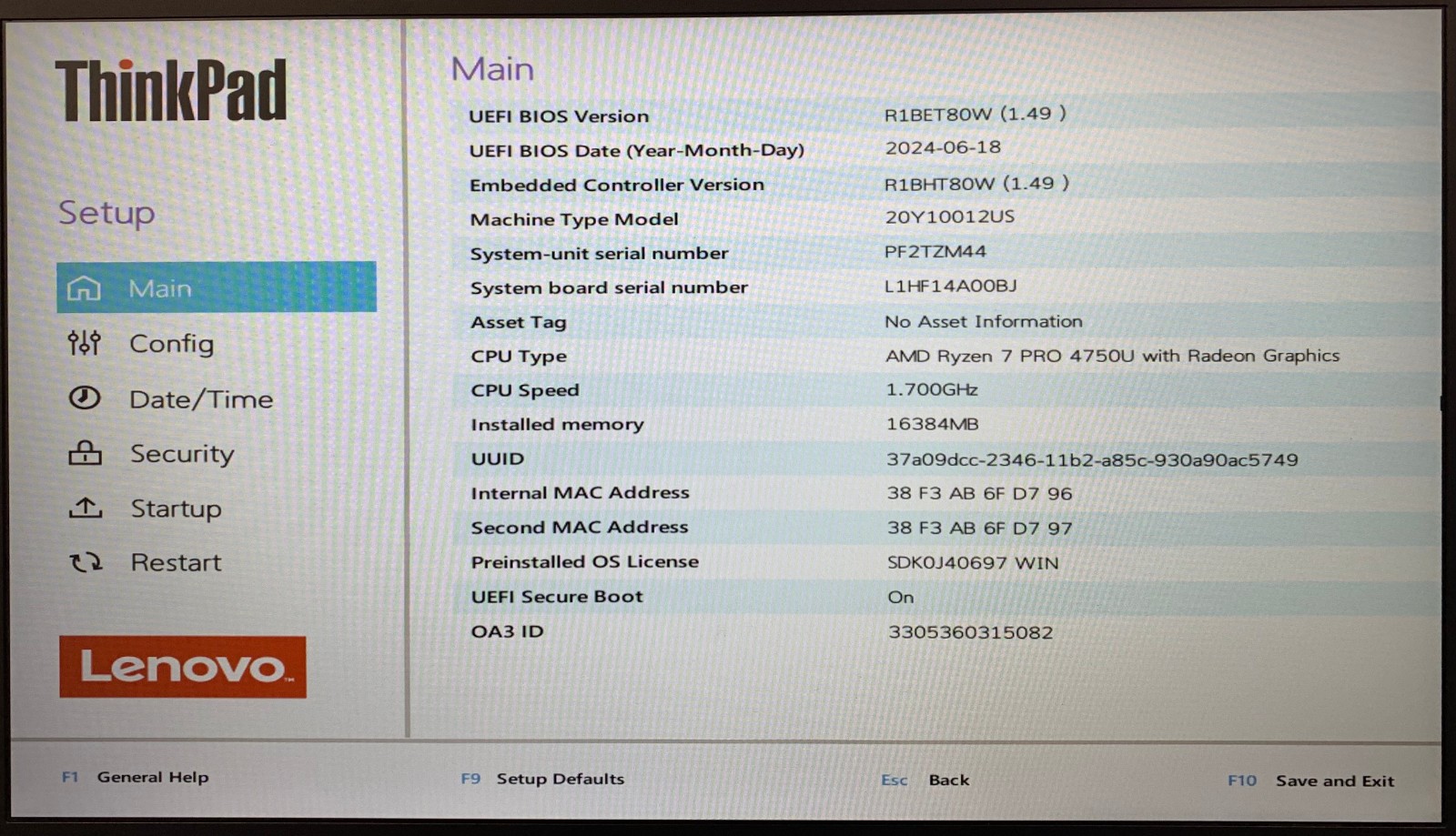 Lenovo ThinkPad P14s Gen 1 14″ Laptop AMD Ryzen 7 PRO 4750U 16GB RAM 512GB NVMe