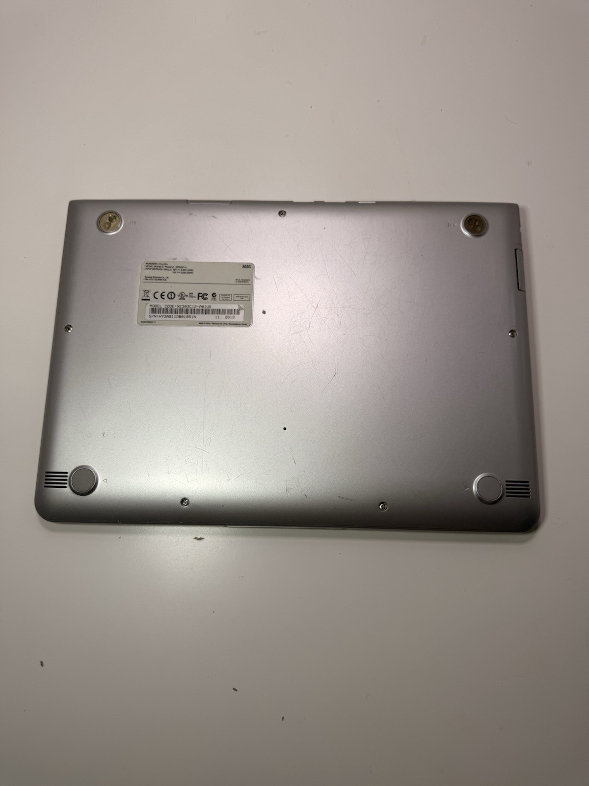 Samsung Chromebook XE303C12 – 11.6″ – For Parts/Repair – No Charger. (A4)