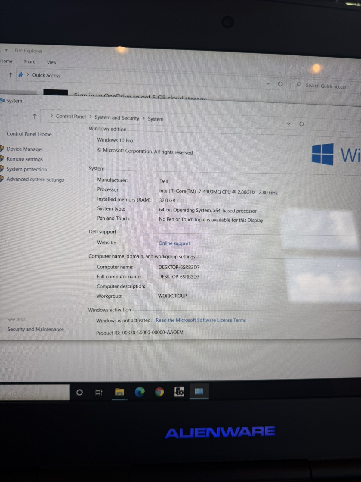 Alienware 18 Laptop (P19E) i7-4910MQ, Nvidia GTX 970M (X2) and Bag