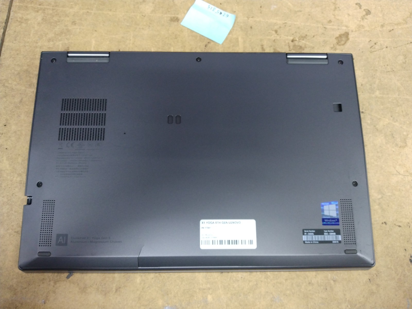 LENOVO THINKPAD YOGA X1 5TH GEN 14″ WQHD I5-10310U 16GB 256GB SSD NO OS