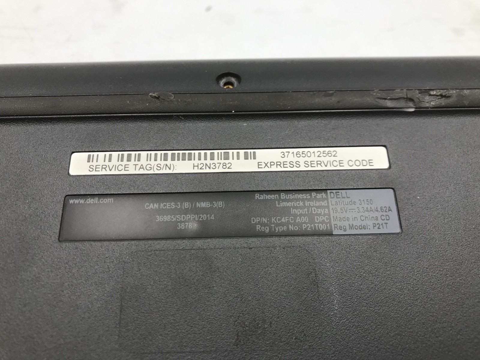 DELL LATITUDE 3150 – FOR PARTS/REPAIR – INTEL PENTIUM N3540 – 4GB RAM – READ -BB