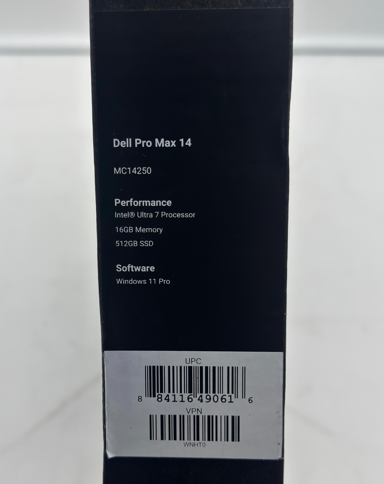 Dell Pro Max 14 MC14250 FHD 2.4 GHz Ultra 7 255H 16GB 512GB SSD WTY 2028 WNHT0