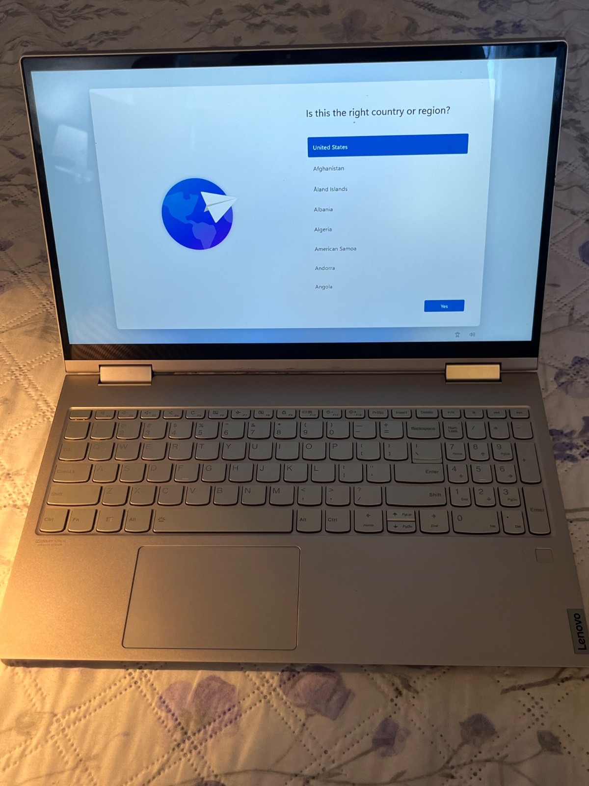 Lenovo Yoga C740-15IML Silver Touchscreen