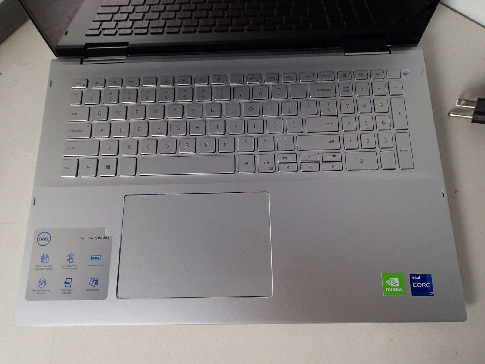 Dell Inspiron 7706 2in1 Intel i7 1165G7 2.8GHz 16GB RAM 512GB m.2 Win 11 Pro TS