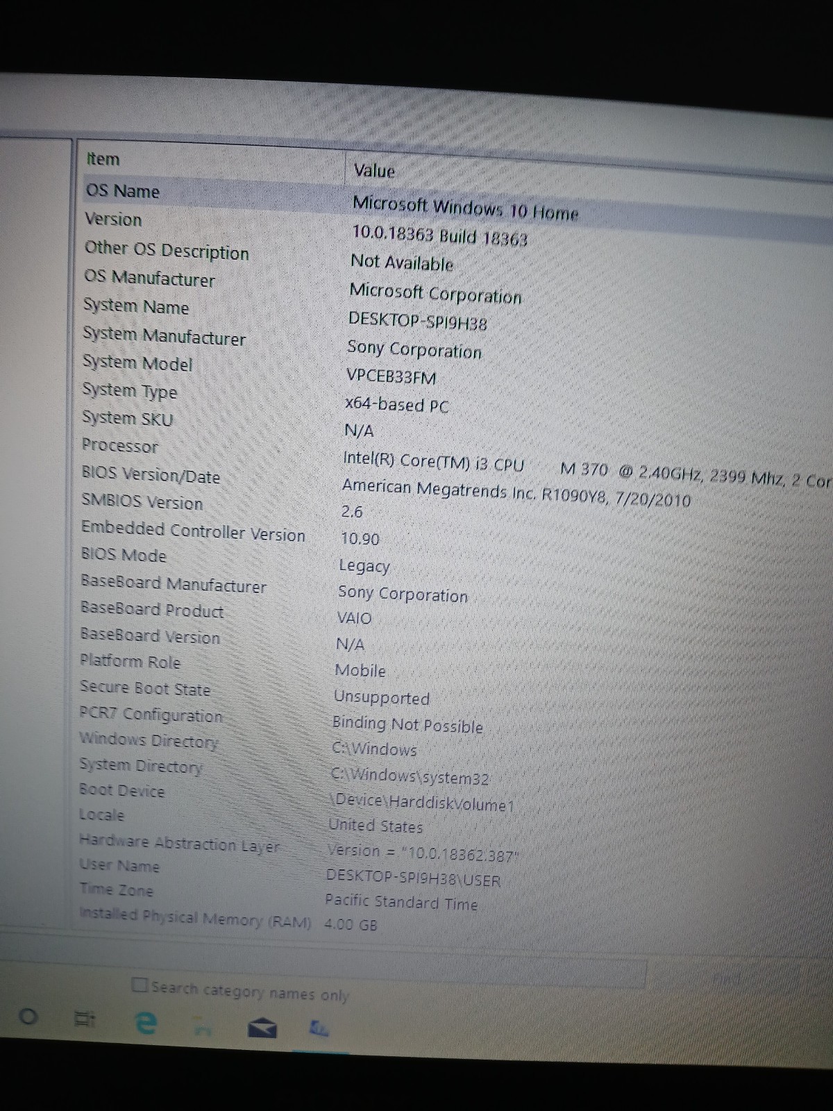 Sony Vaio PCG 71318L Laptop Intel Core i3 – Please see pictures full details