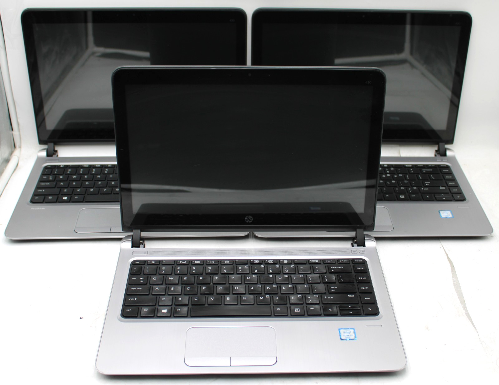 (Lot of 3) 13.3″ HP ProBook 430 G3 Touch i3-6100U 8GB RAM 128GB SSD no Battery