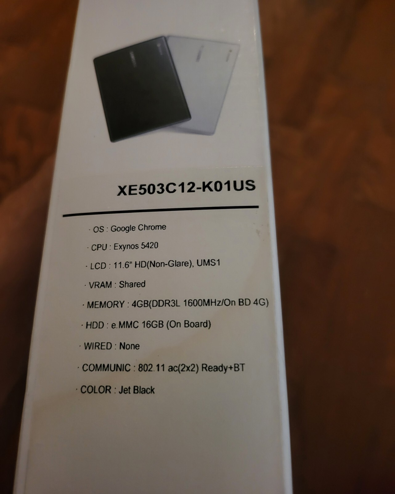 SAMSUNG XE503C12-K01US 11.6″ CHROMEBOOK 2 COMPUTER With Box Mouse Manual Charge