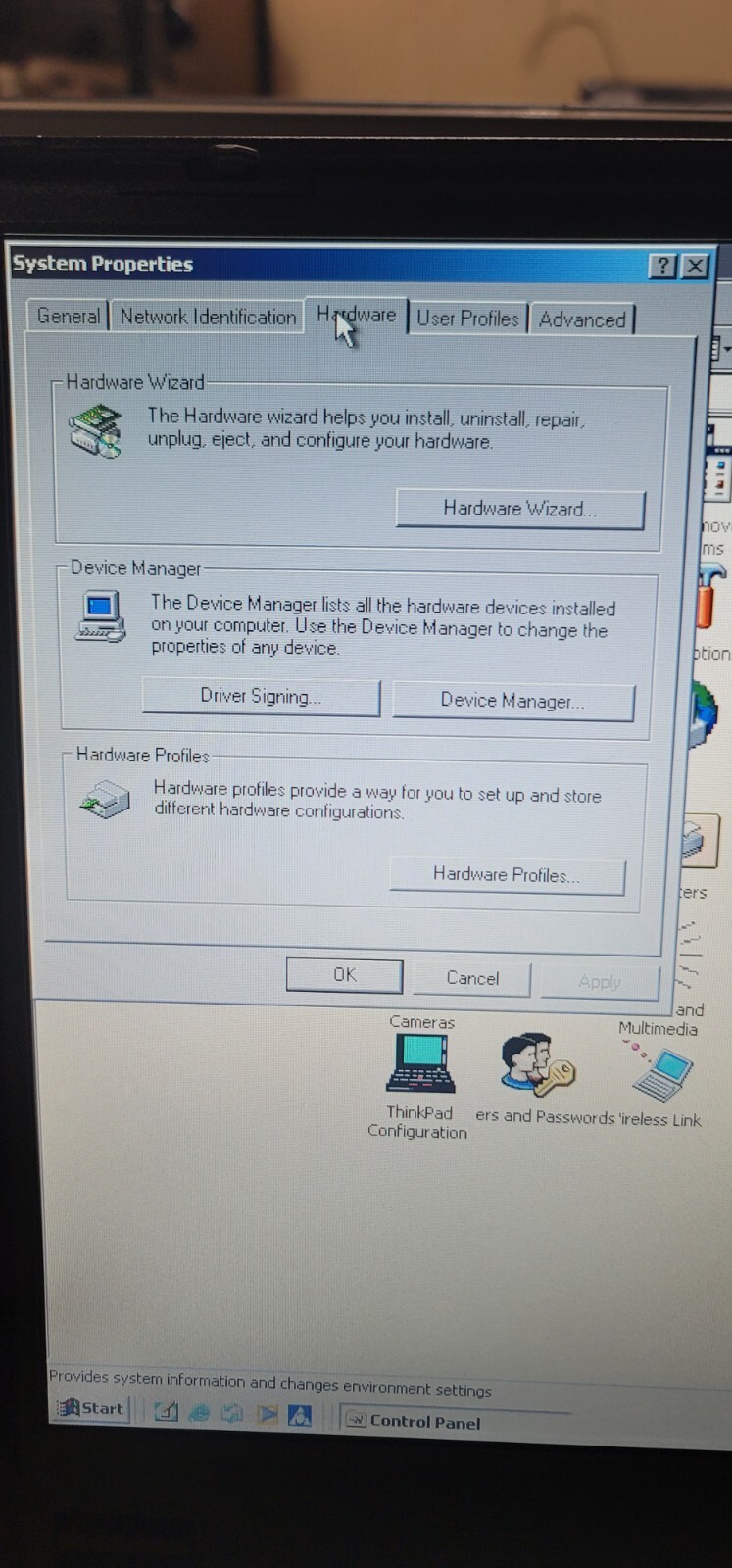 Vintage IBM THINKPAD iSerie Laptop Computer TYPE 2627 Works Exct
