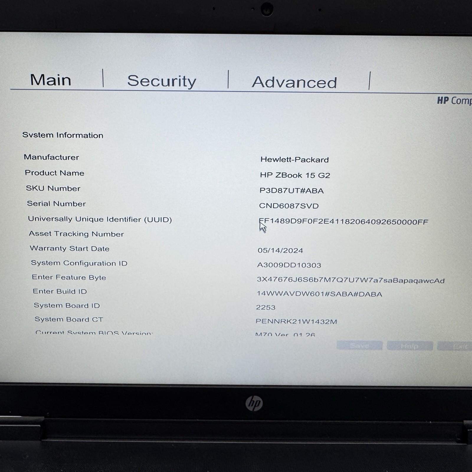 HP ZBook 15 G2 Mobile Workstation | Core i7-4710M 2.50GHz | 16GB RAM | No SSD