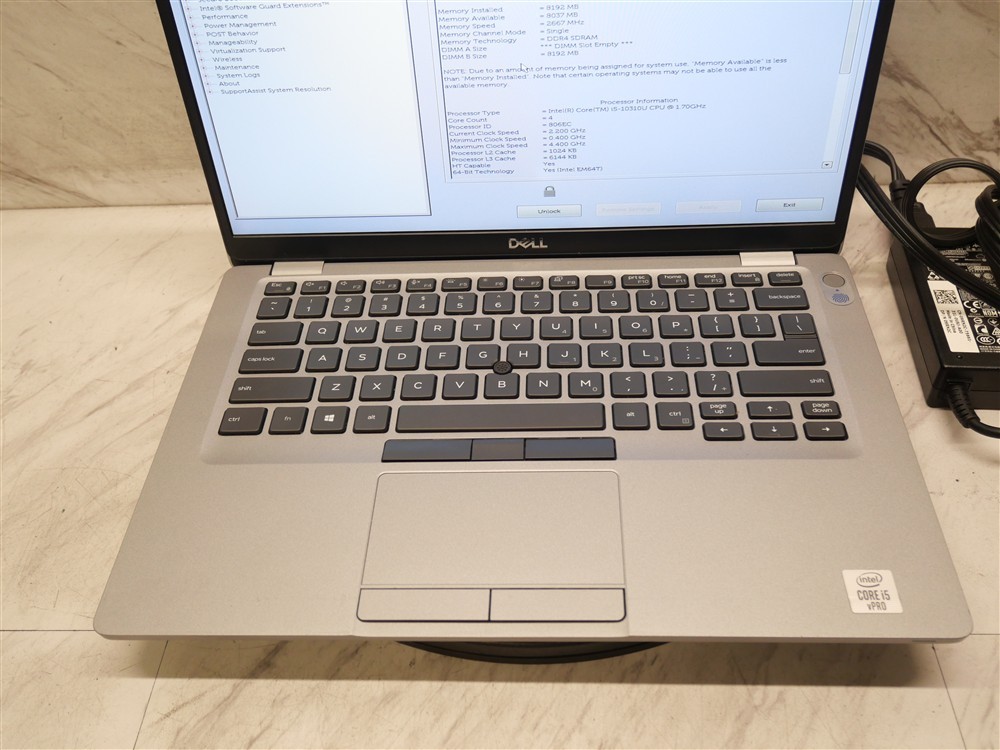 DELL LATITUDE 5410 14″ Laptop i5-10310U 1.7ghz 8GB RAM w/ FAIR BATTERY!