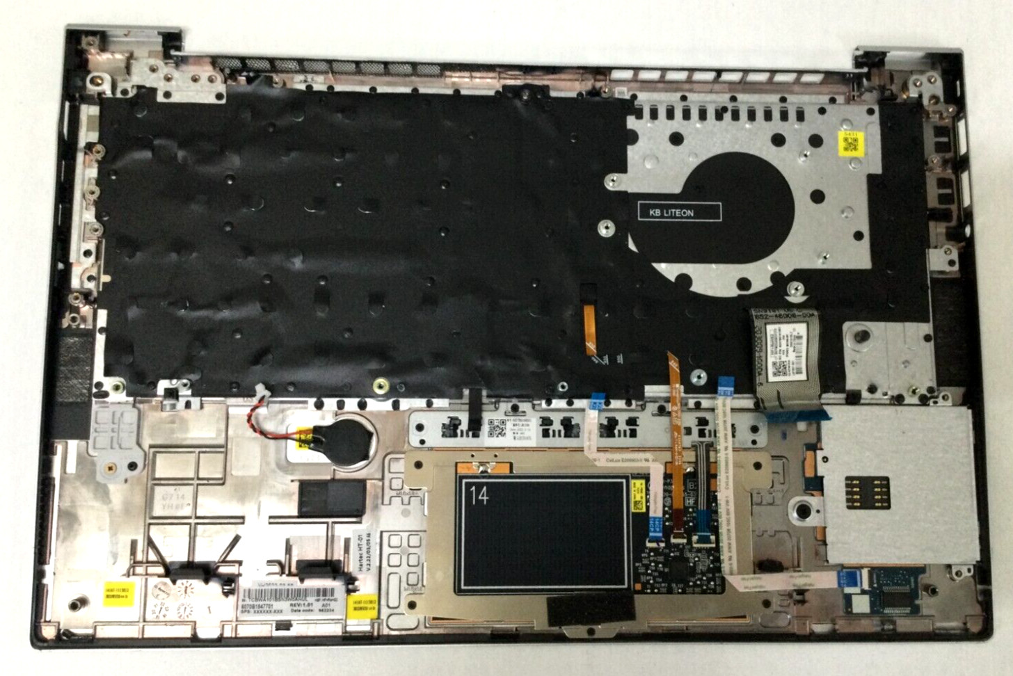 Hp ELITEBOOK Hq-tre 71025 PALM REST FULL ASSEMBLY