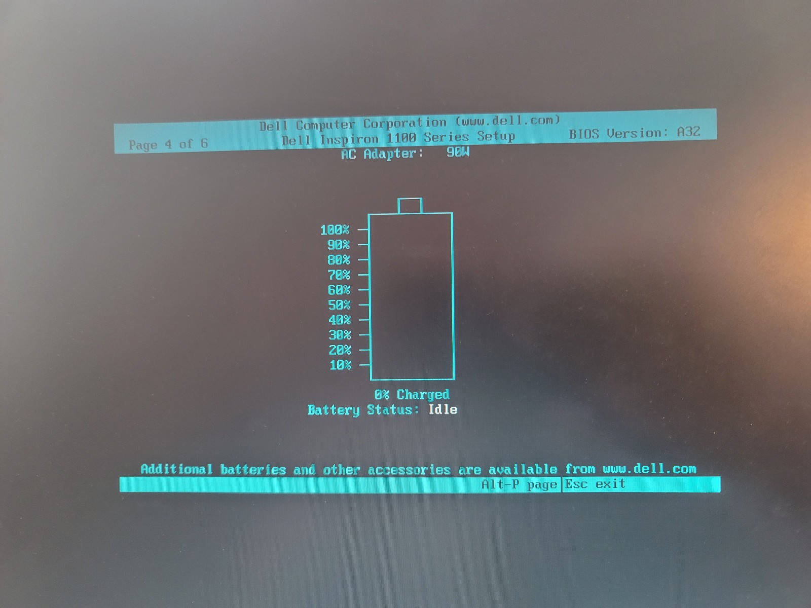 DELL INSPIRION 1100 INTEL CELERON CPU 2.30Ghz 128 MB RAM 32MB VIDEO WINXP