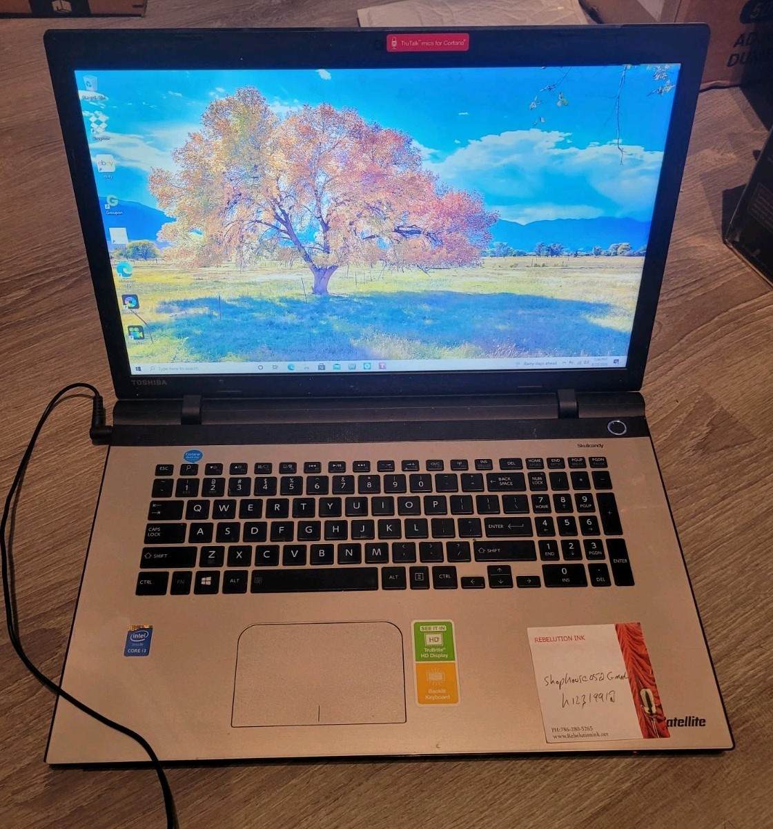 Toshiba Satellite L75-C7250 17.3″ Laptop Intel Core i3 6GB RAM 500GB Windows 10