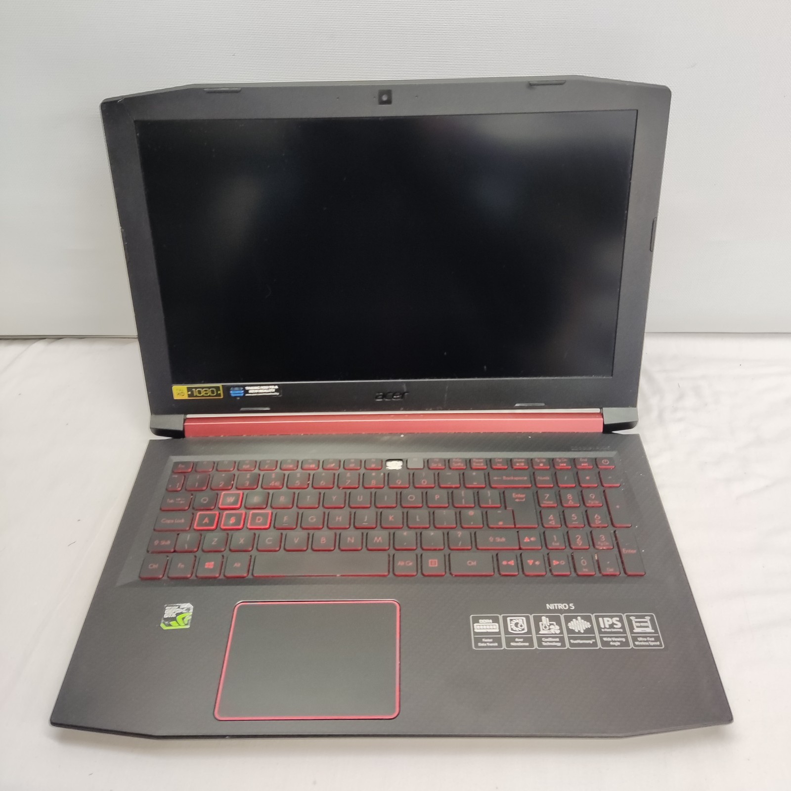 ACER NITRO 5 N17C1 GAMING LAPTOP COMPUTER NVIDIA GEFORCE GTX 8GB RAM FOR PARTS