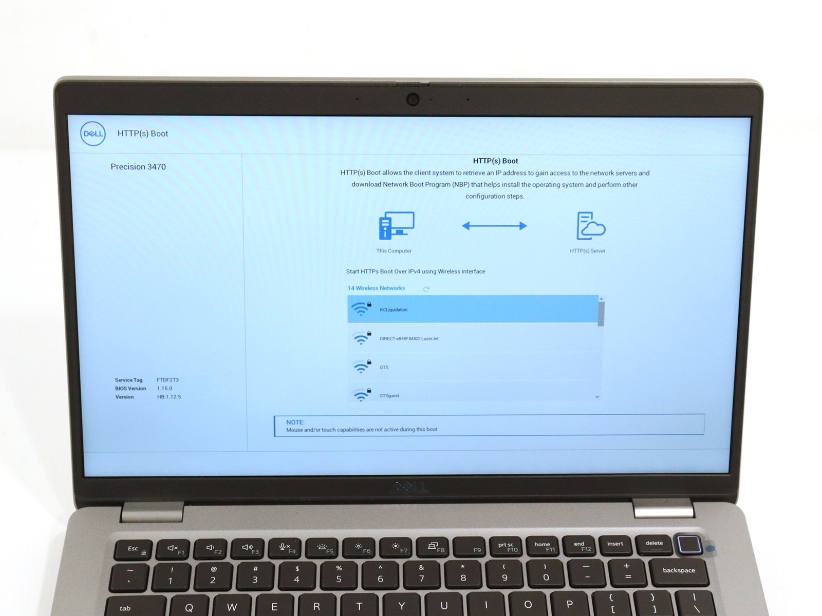 Dell Precision 3470 14″ i7-1270P 8GB RAM – BIOS Locked No SSD/HD/OS