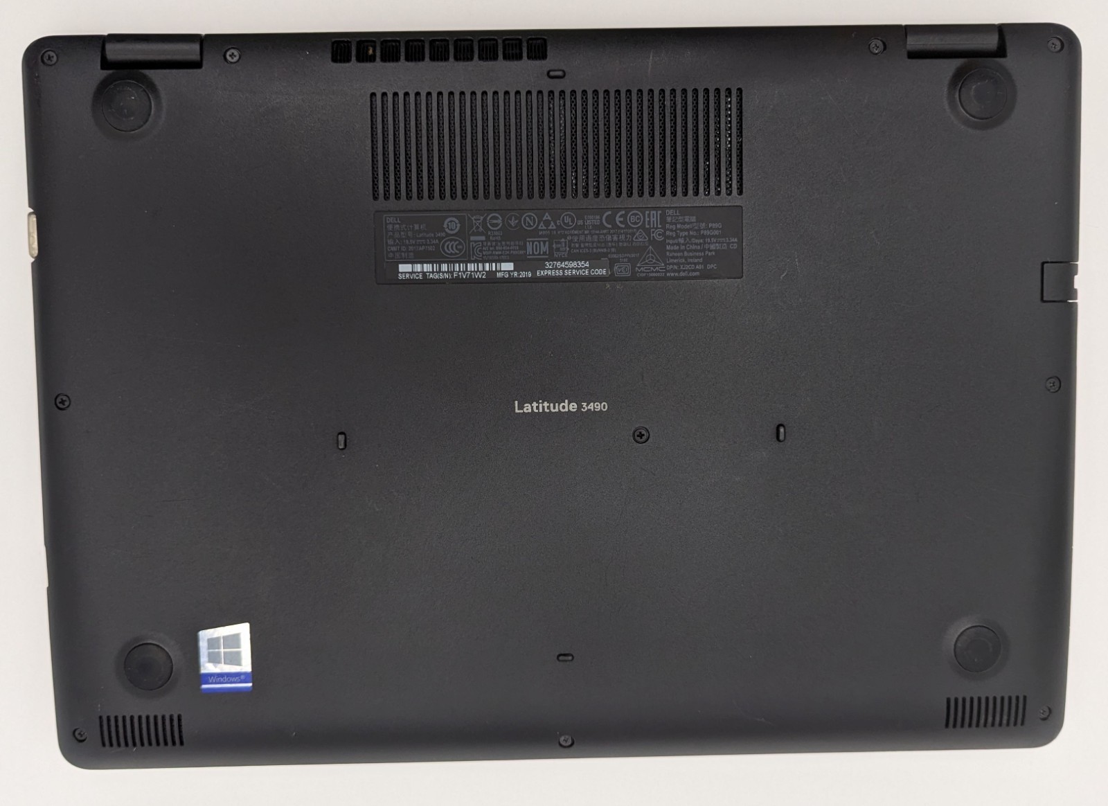 Incomplete Dell Latitude 3490 14″ Laptop Intel Core i5-7200U 2.50GHz 8GB RAM