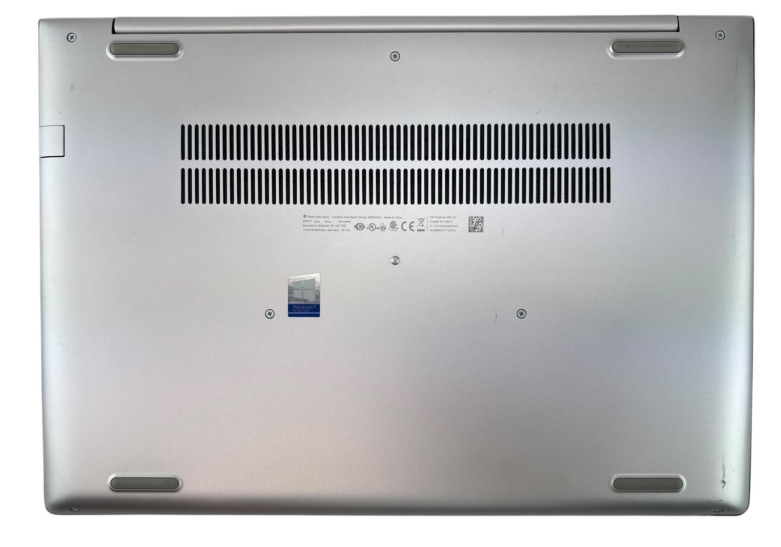 HP ProBook 450 G7 Touch Quad i5-10210U 1.60GHz 256GB SSD 8GB RAM Windows 11 Pro