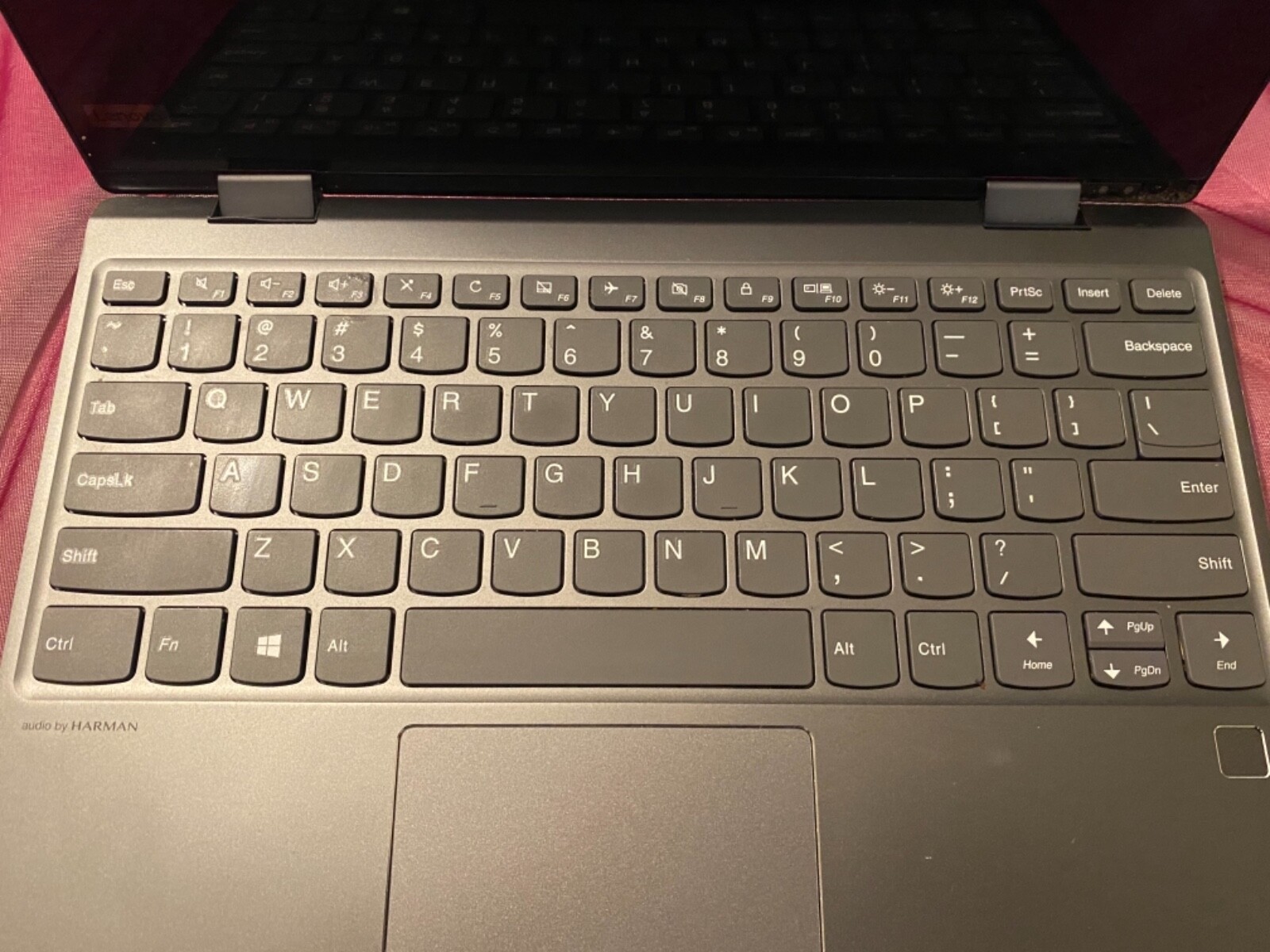 Gently used Lenovo Yoga 720 2-in-1 Touch screen laptop 128 Gb iron gray