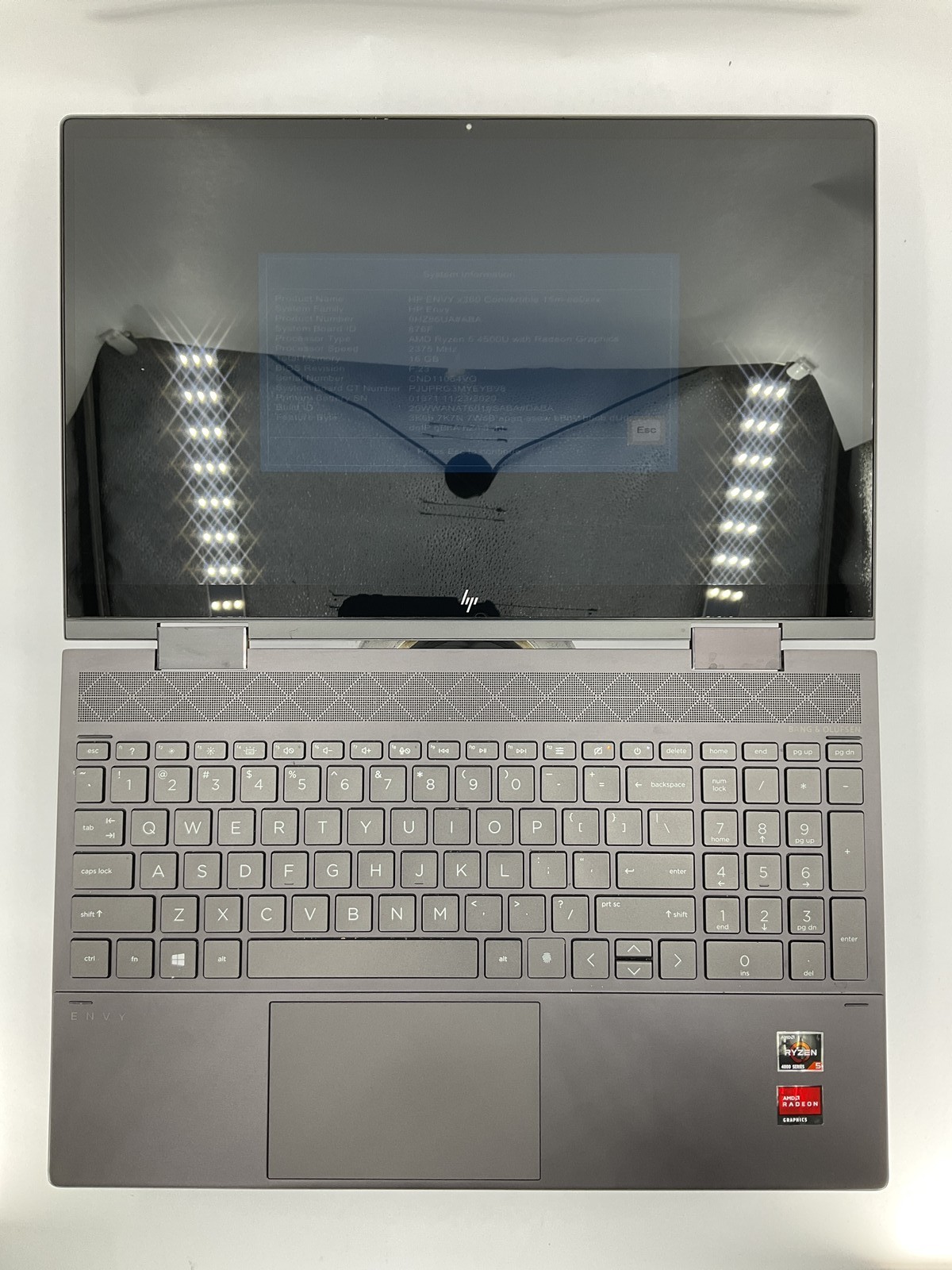 HP Envy X360 Convertible 15M-EE0XXX 15.6″ AMD Ryzen 5 4500U 256GB 16GB Win11 Pro