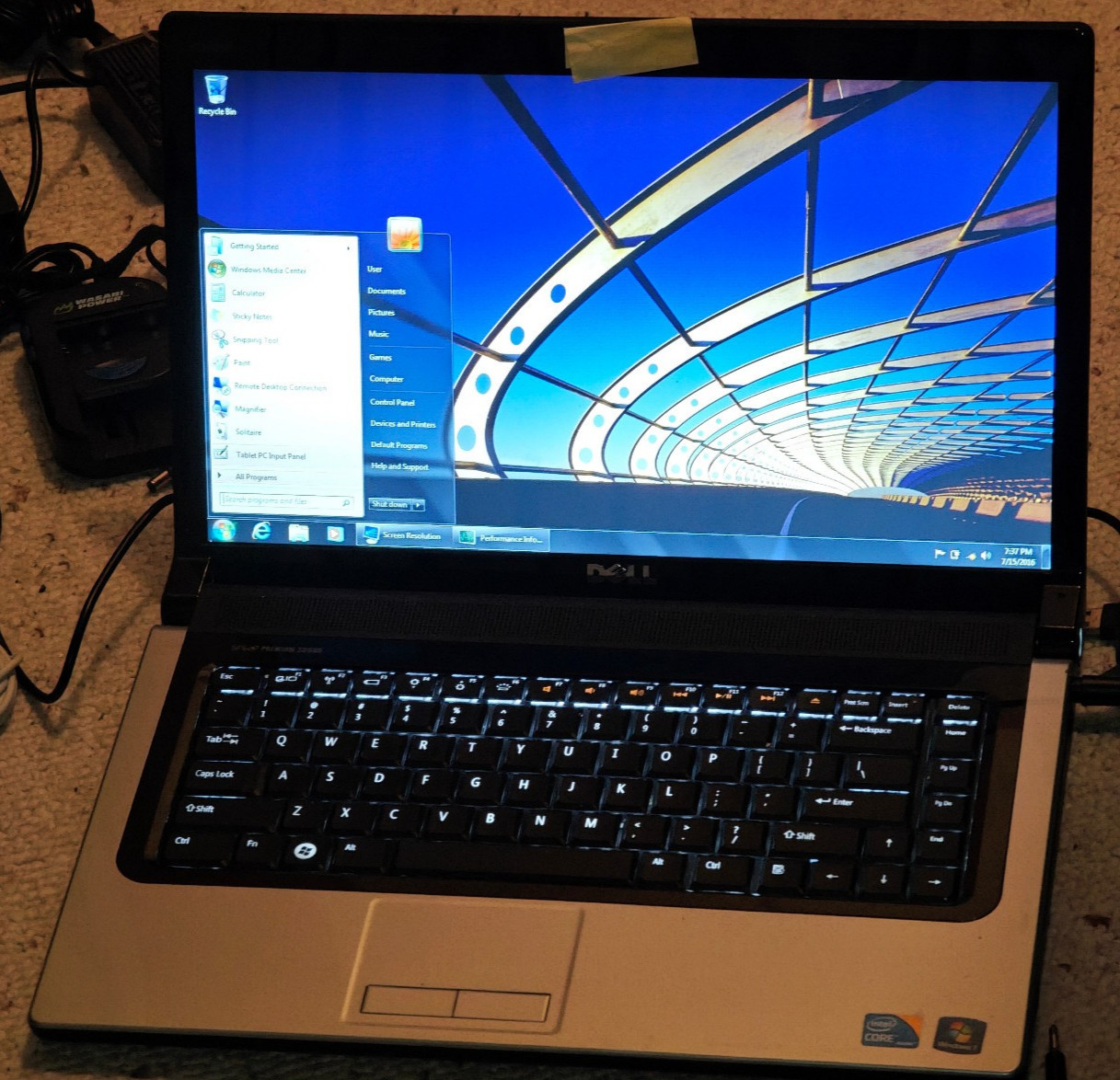 Dell Studio 1557 PP39L Laptop – 160GB HDD, 4GB RAM, Intel i7 Q720