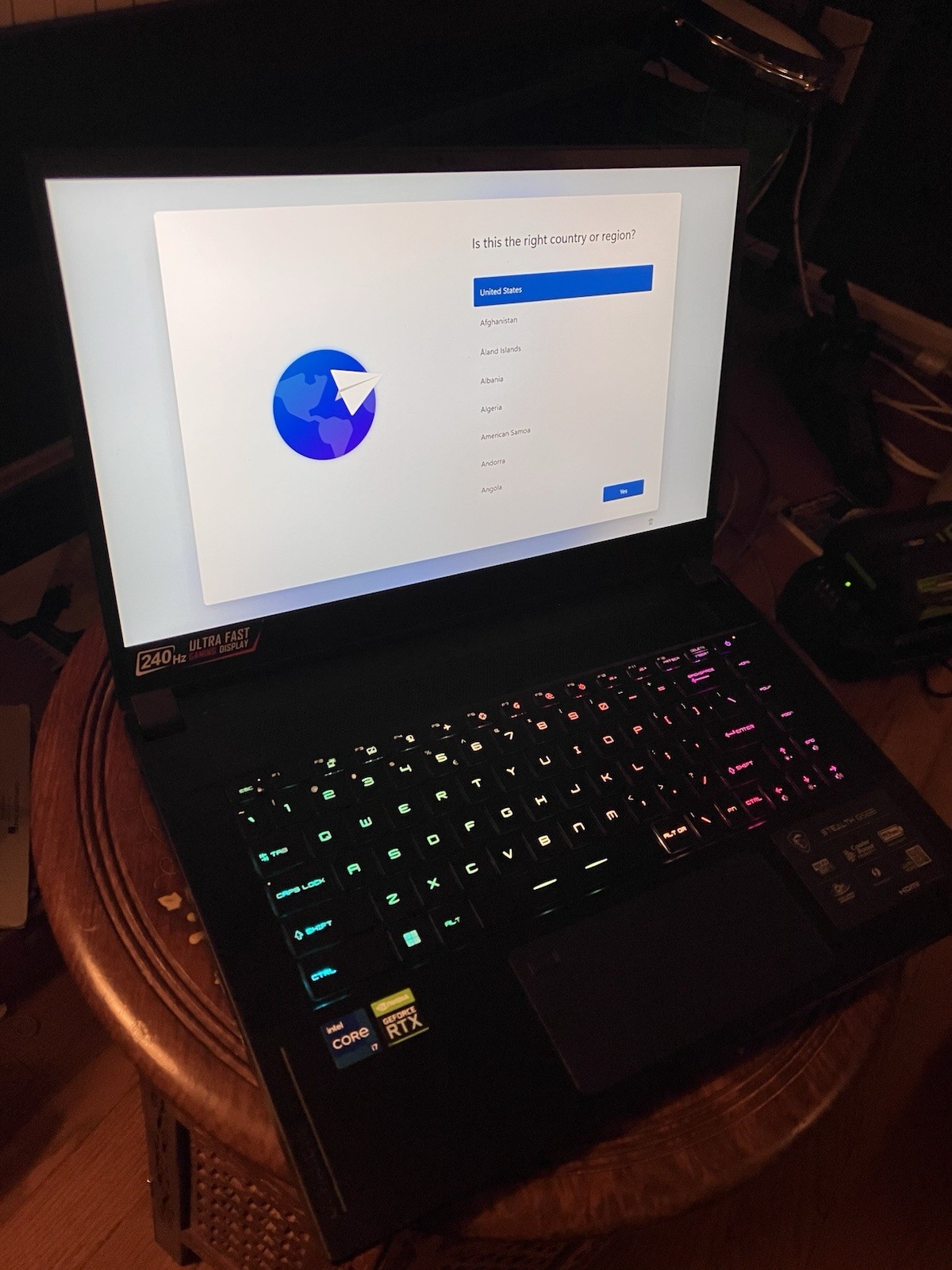 MSI Stealth GS66 12ugs I7 12700h RTX 3070 Ti 32GB RAM With Charger 96TT