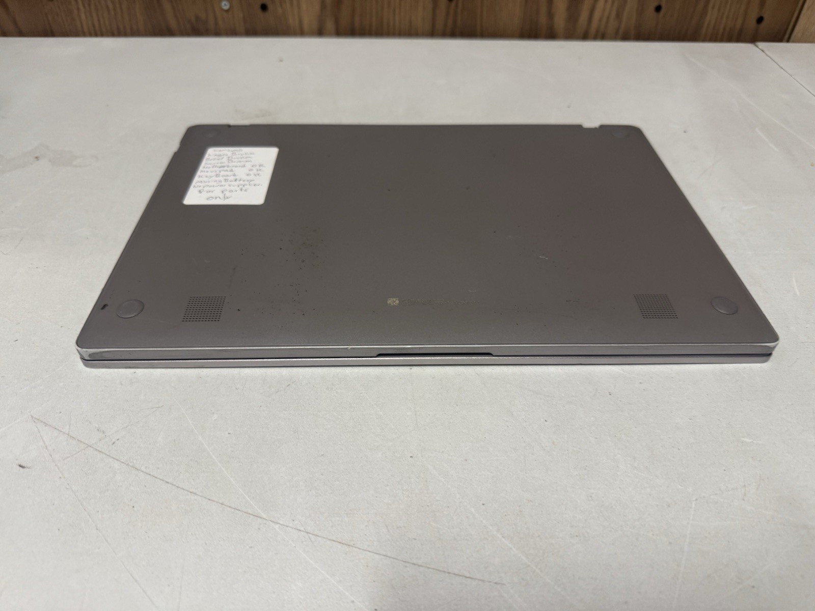 Samsung Chromebook Laptop Broken Hinges Screen Bezel For Parts AS-IS