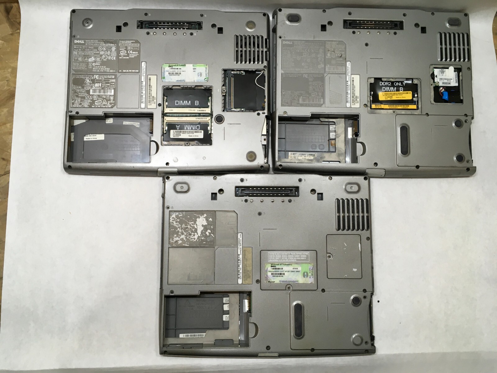 Lot of 7 D600 D610 No Screens Missing Most Components Power Dead For Parts- FT