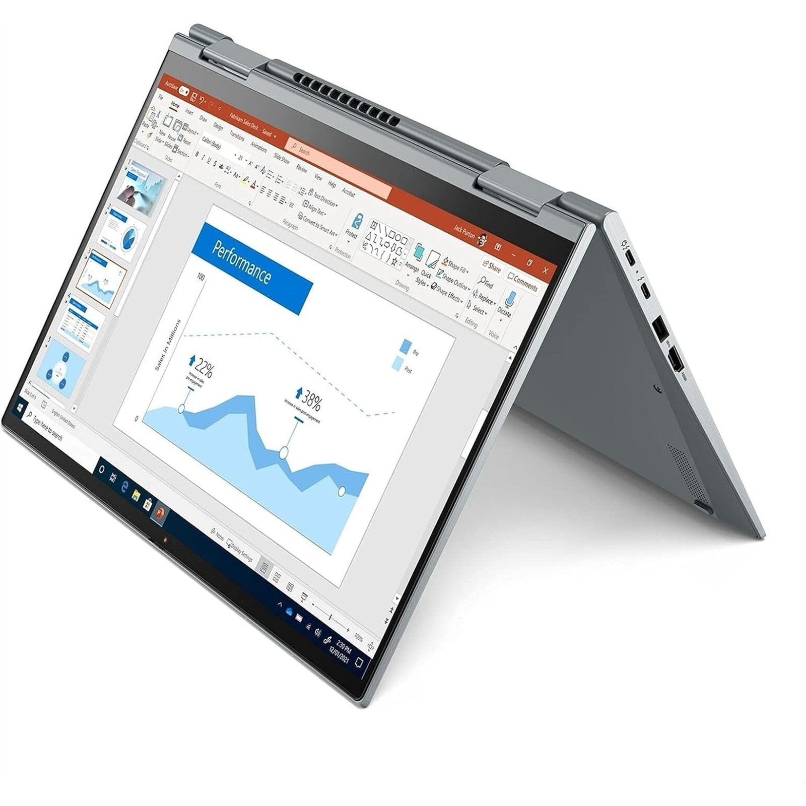 Lenovo Thinkpad X1 Yoga Gen 6 14″ 16GB, Storm Gray