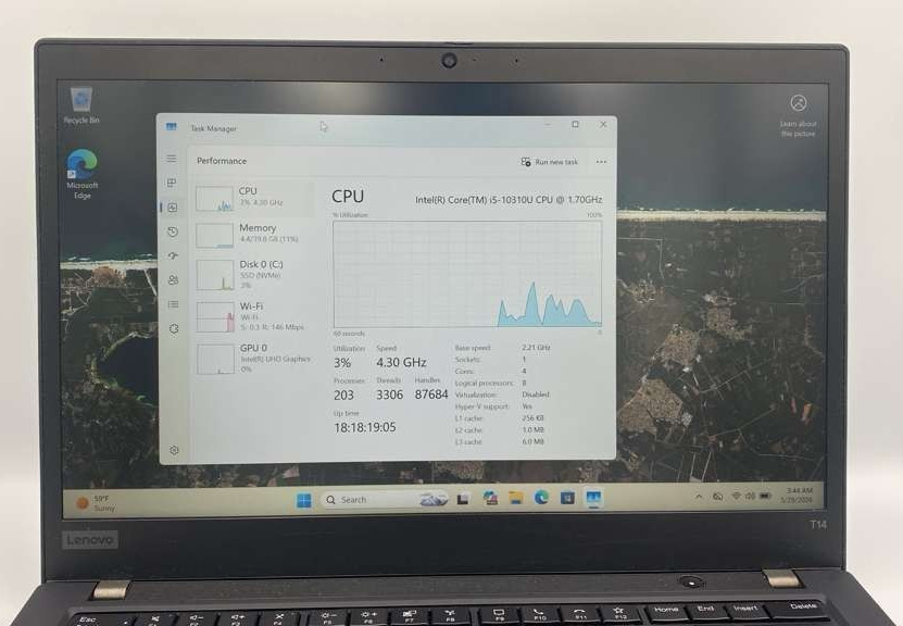 Lenovo ThinkPad T14 Gen1 14″ Ci5-10310U 16GB 256GB SSD Win11 charger