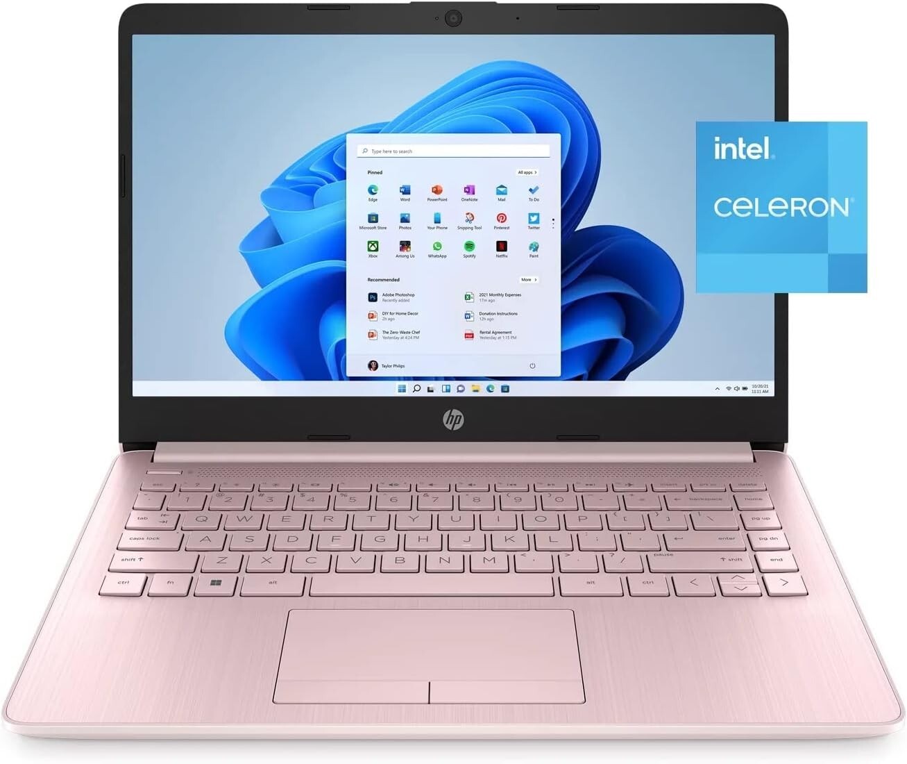 HP 14″ Excellent (64GB eMMC, Intel Celeron N4120, 1.10GHz, 4GB RAM) Laptop…