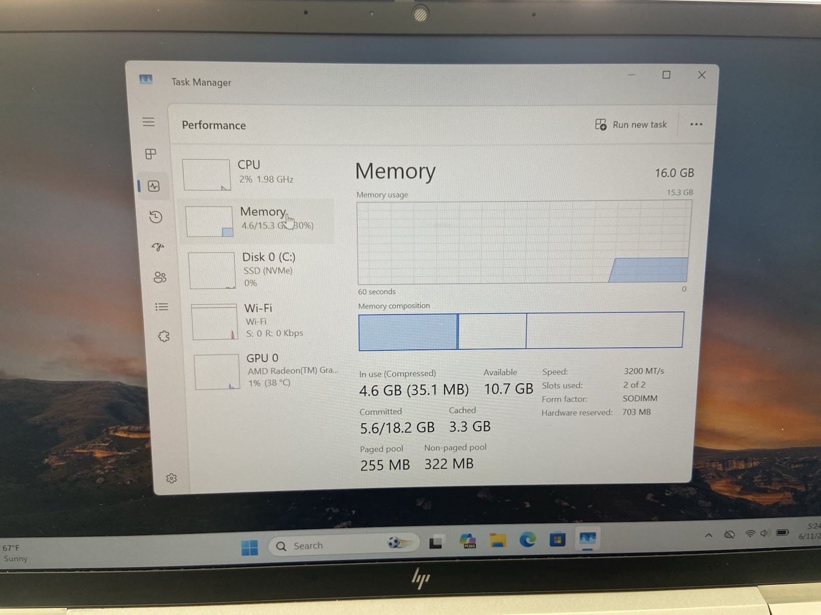 HP ELITEBOOK 845 G8 | AMD RYZEN 5 PRO 5650U 2.30GHZ | 512GB | 16GB | Windows 11