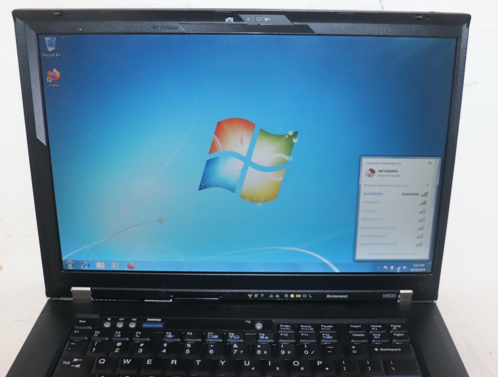 Lenovo ThinkPad W500|IntelCore Duo@2.53GHz|4GB RAM|500GB HDD|WIN 7 Prof|Webcam