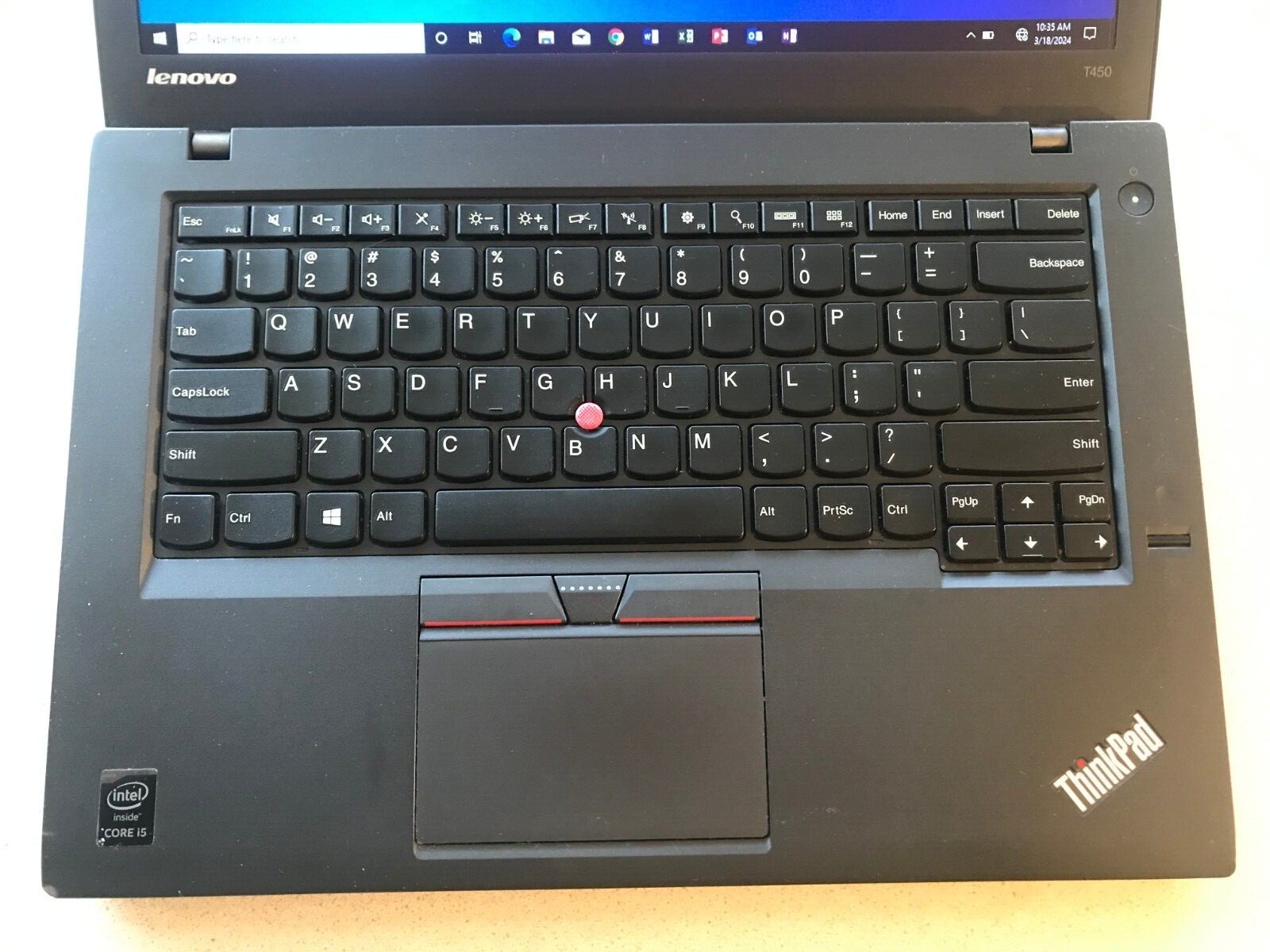 Lenovo T450, Windows 10/11 Pro, 1TB SSD, MS Office Pro