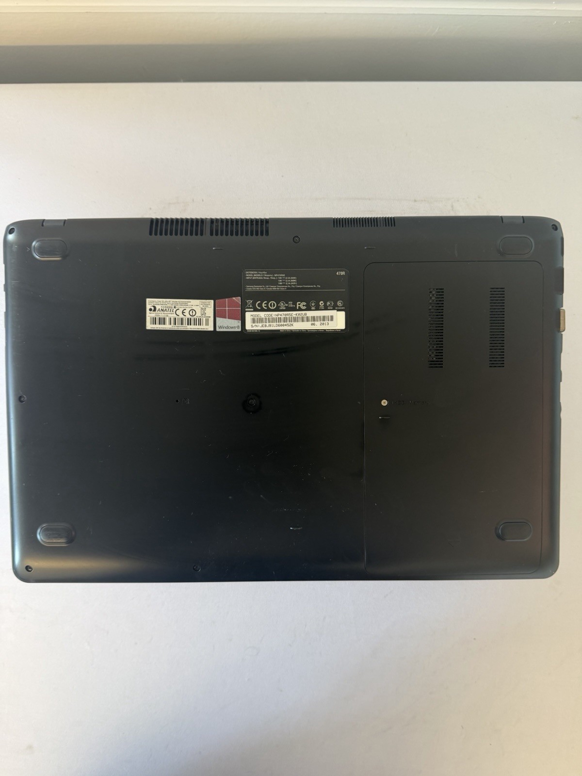 Samsung NP470RSE Laptop – Good Screen – Intel i7-3537U – RAM 8GB – Read Des