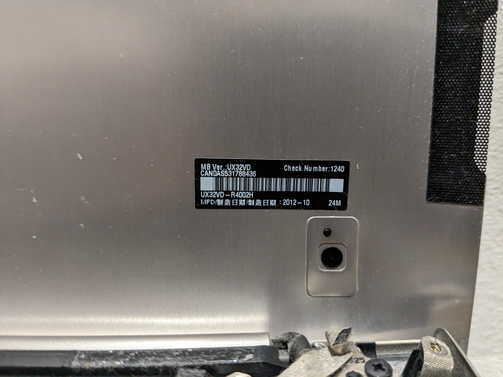 Asus UX32VD-R4002H for parts