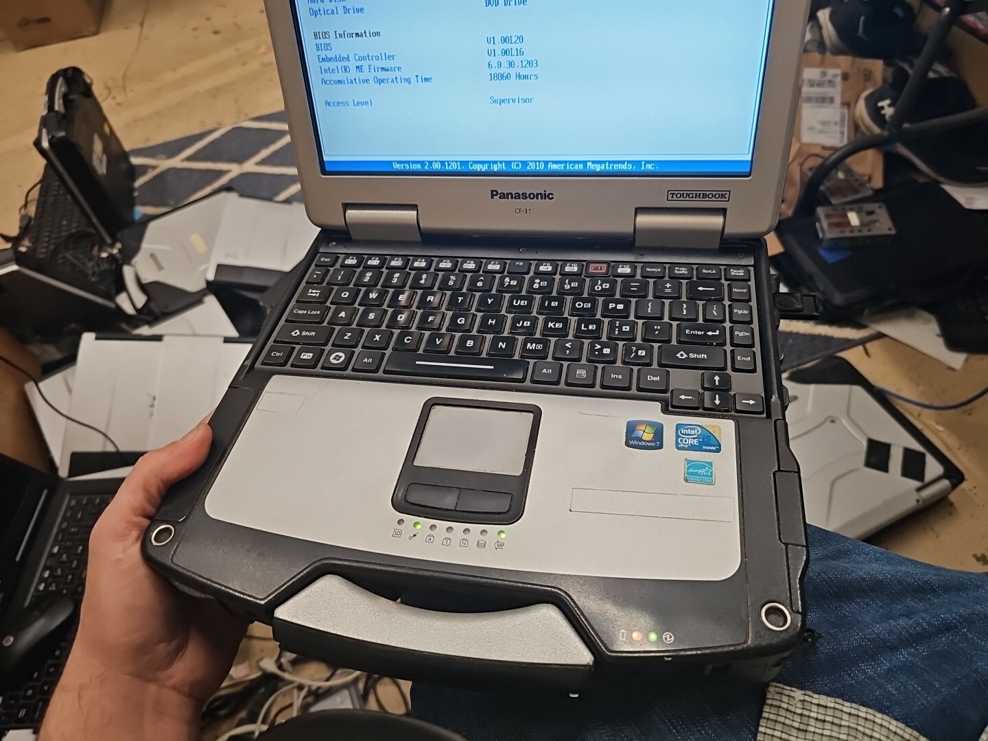 Panasonic Toughbook CF-31 MK-1 i5 520M @ 2.40GHz 8GB RAM DDR3 ( 18660HRS)