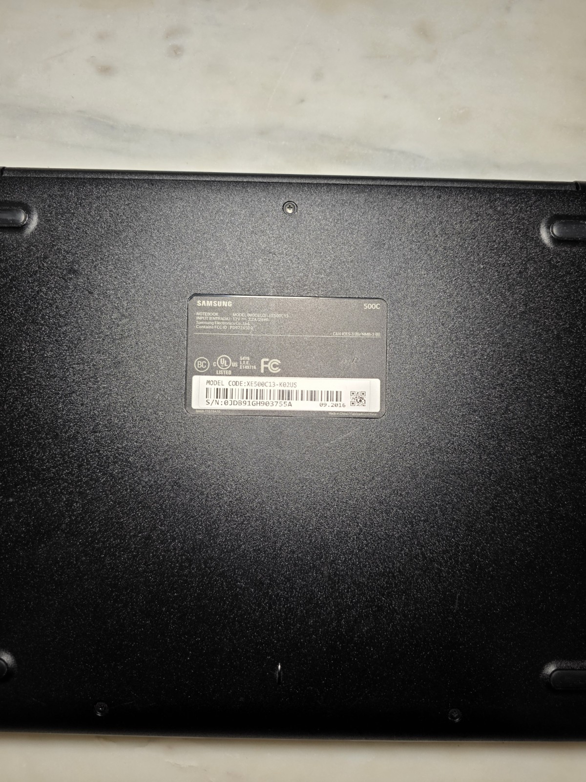 Samsung Chromebook 3 4GB Ram 16GB SSD 11.6-Inch Laptop – XE500C13-K02US **