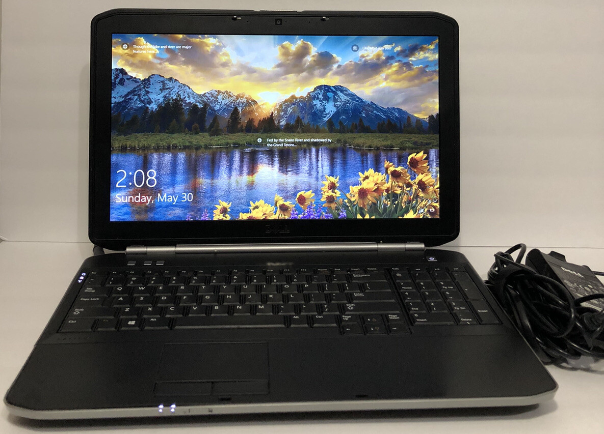 DELL LATITUDE E5520 15.6″core i5-2410M@2.30GHz 6GB RAM250GB HDD,Win10P Excellent
