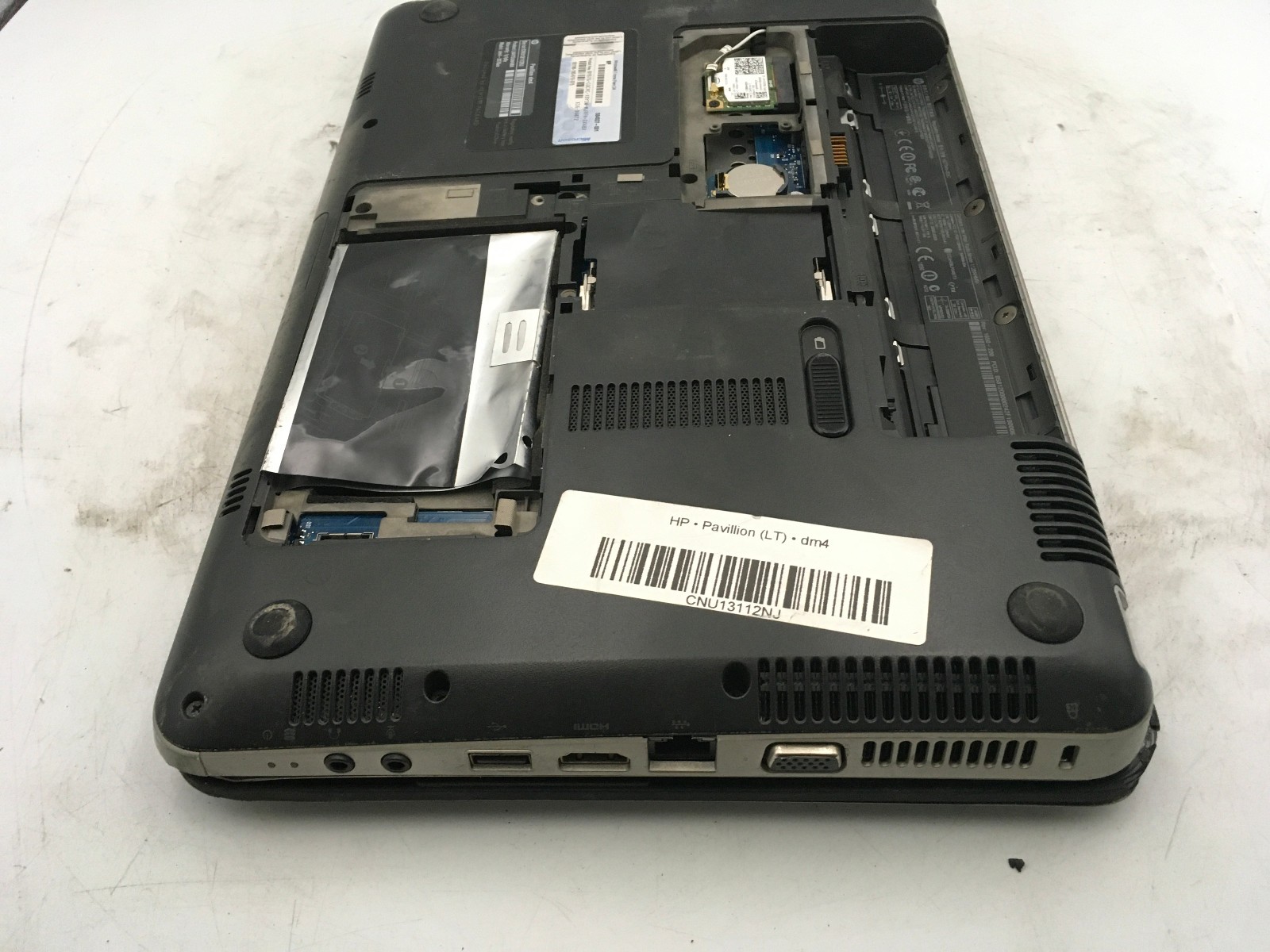 HP PAVILION DM4 2070US – BOOTS TO BIOS – INTEL I5 2410M – NO RAM – READ DESC-BB
