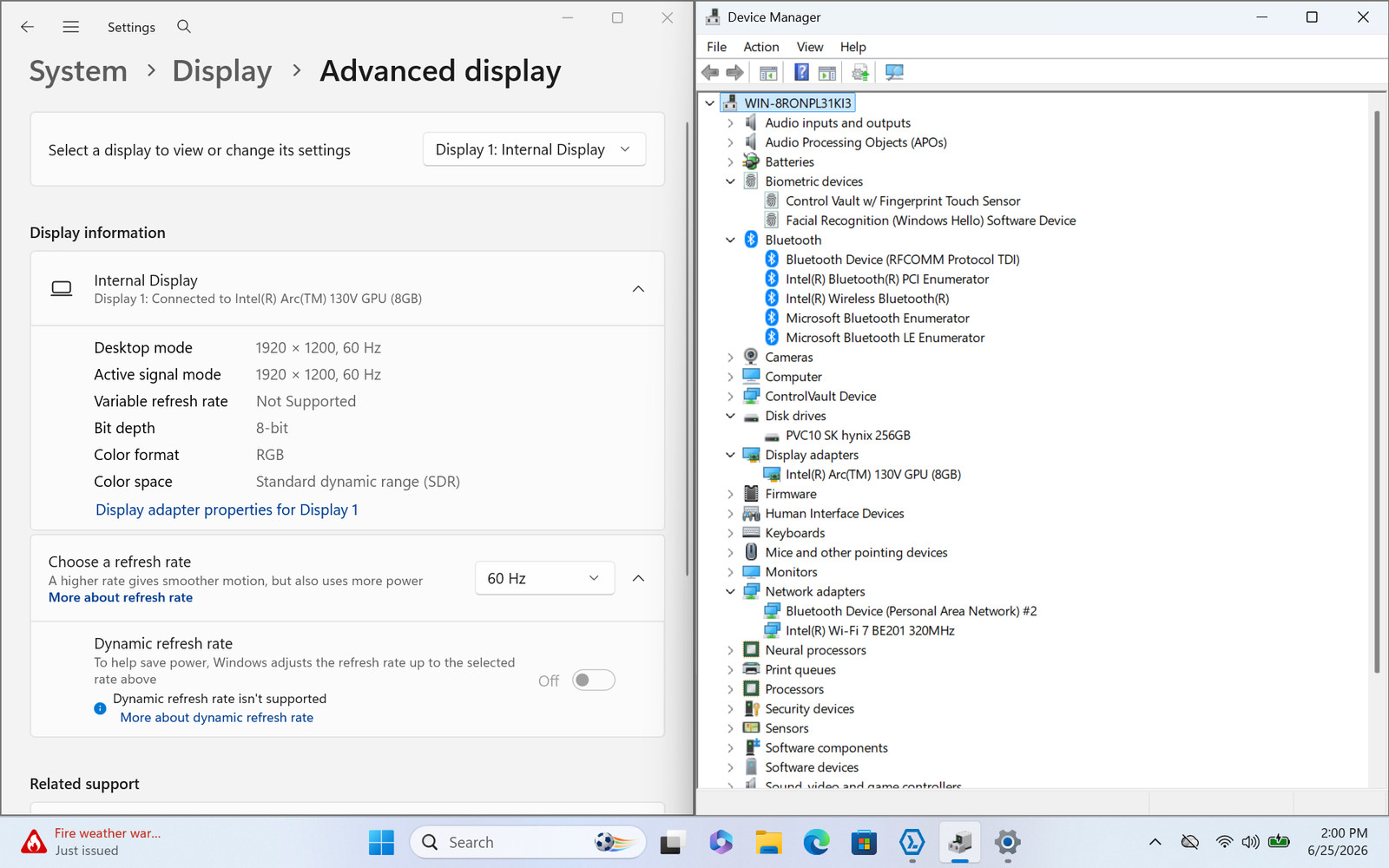 Dell Pro 14 Plus Core Ultra 5 236V Arc 16GB 256GB SSD Win11 Pro Warranty