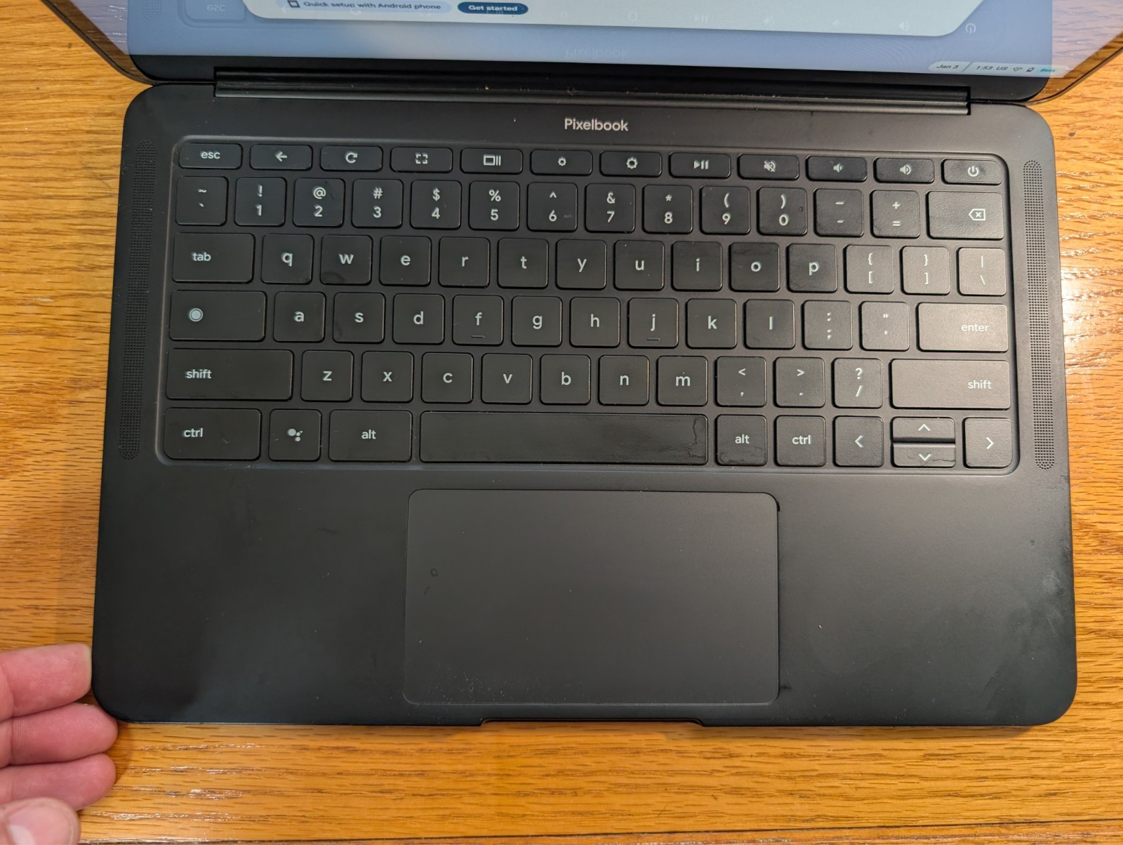 Google Pixelbook Go 13.3 Black FHD TOUCH 1.3GHz i5 8200Y 8GB 90GB SSD Very Nice