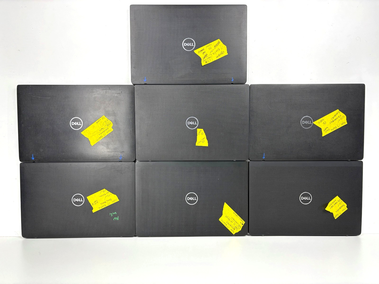 Lot (7) Dell Latitude 7400 14″ i7-8665U, 1.90GHz, NO HDD NO RAM NO BATTERY PARTS