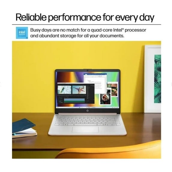 HP 14 inch, 1128GB UFS, Intel N150 (Beats N4120), Pale Rose Gold