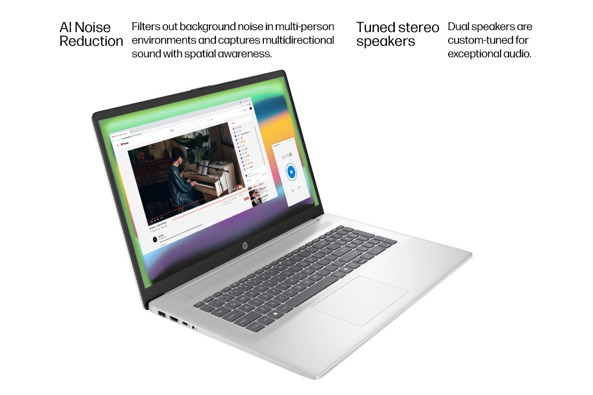 2026 HP 17.3″ Laptop Computer Intel Core 5 120U 8GB RAM & 256GB SSD Win Office