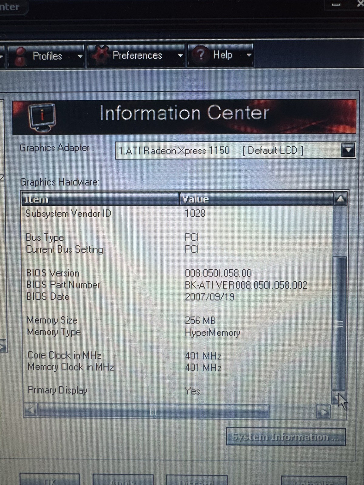 Retro Gaming Laptop Dell Vostro 1000 AMD 1.9GHz 2GB 80GB ATI Radeon Windows XP