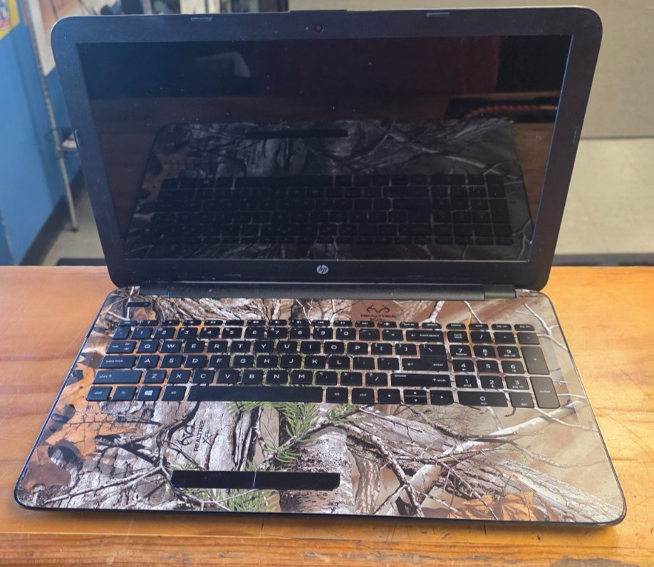 HP Laptop RealTree Camo 15-BN070wm Notebook, FOR PARTS!